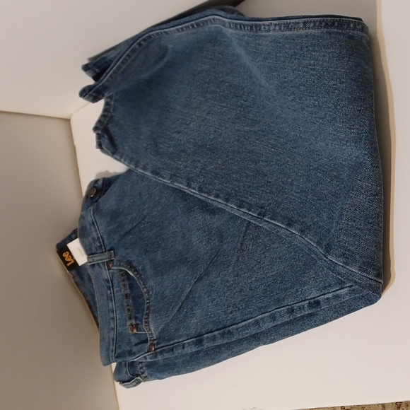 NWT Lee Men's Regular Fit Straight Leg Medium Stonewash Blue Denim Jeans - Picture 4 of 16